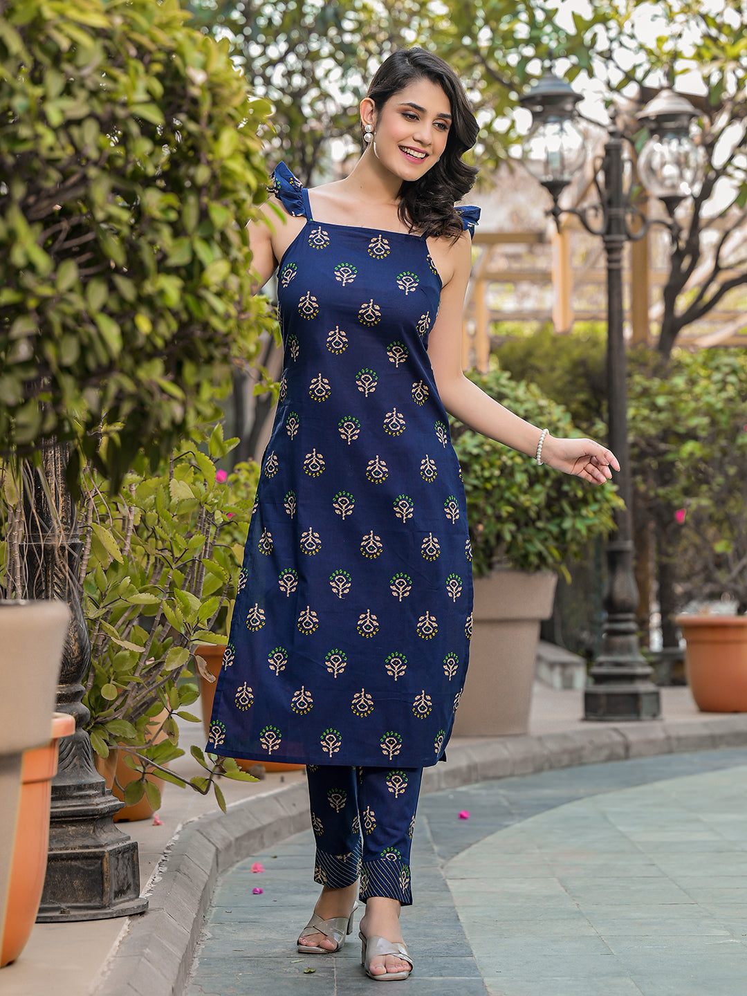 Indigo Kurta Pant Set