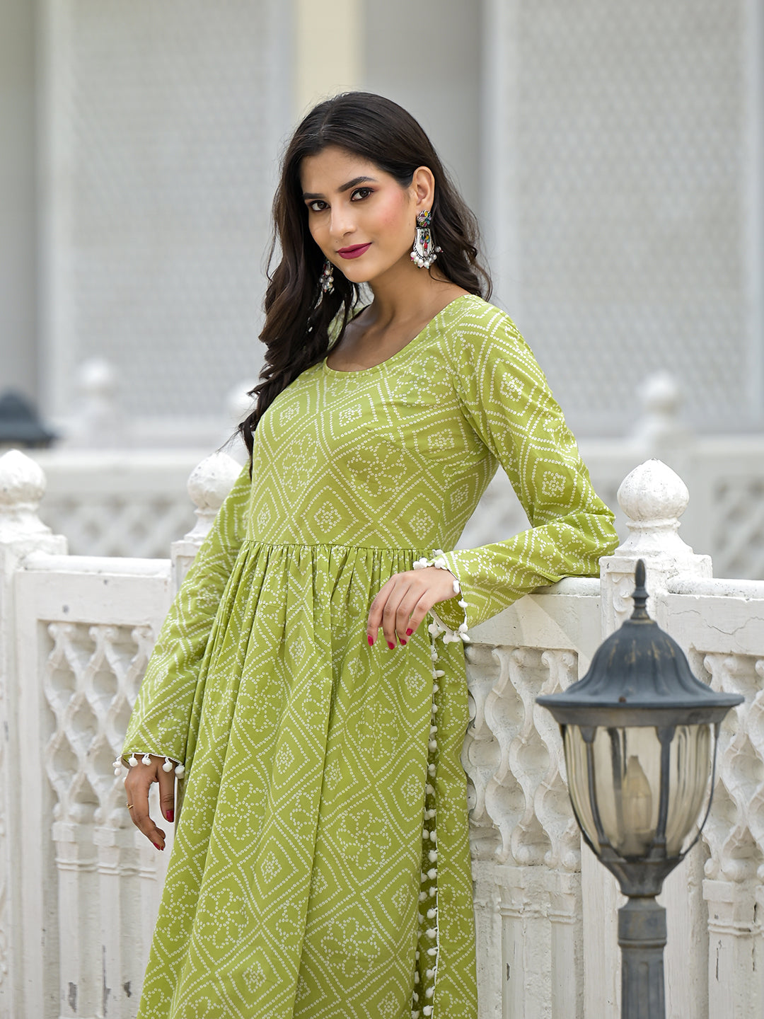 Mehendi Green Nyra Cut Kurta