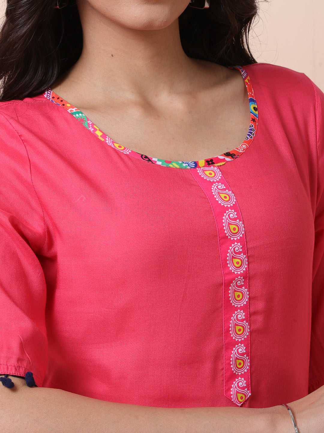 Pink Kurta With Sharara