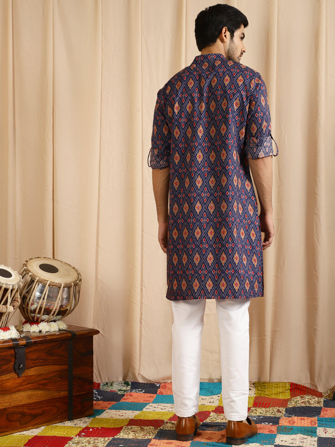 Blue Indian Long Kurta