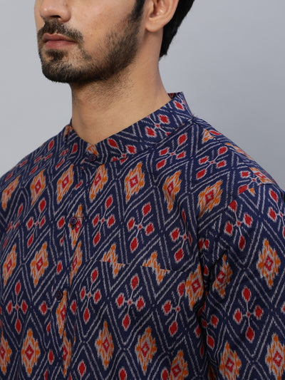 Blue Indian Long Kurta